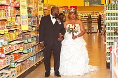 Ils se sont mariés dans un supermarché